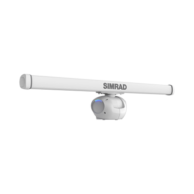 Radar Halo 2006 con antena de matriz abierta de 6 pies,  50 W de potencia en estado solido y 72 millas náuticas de alcance máximo.