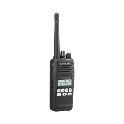 Radio portátil UHF 400-470 MHz, Analógico, 5 Watts, 260 Canales, 9 Teclas, GPS, IP55, MIL-STD-810, GPS*, Inc. antena, batería, cargador y clip
