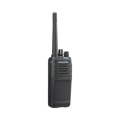 Radio portátil UHF 450-520 MHz, Analógico, 5 Watts, 64 Canales, GPS*, IP55, MIL-STD-810, Inc. antena, batería, cargador y clip