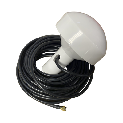 Antena marina de GPS con conector SMA- Macho en frecuencia 1575.42 MHz de 28 dBi