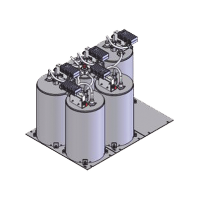 Combinador SINCLAIR, 6 Canales, 430-470 MHz, Montaje en Rack 19", 100 kHz, 125 Watt, N Hembras.