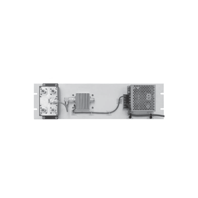 Multiacoplador de 400-512 MHz, 4 Salidas, 40 MHz y 0-18 dB de Ganancia.