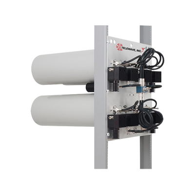 Combinador en Panel para Rack 19", 148-174 MHz, 5 Canales (8"Diam.) 125 kHz Sep. 115 Watt, N Hembras.