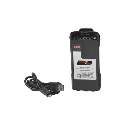 Batería Li-Po 2500 mAh para radios XTS2500/PR1500 con cargador interconstruido