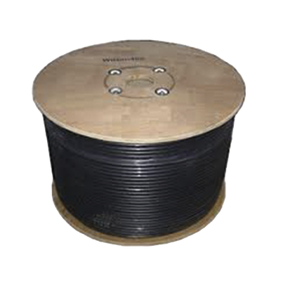 Carrete de cable coaxial de baja perdida WILSONRG11 tipo RG11. 75 Ohm de impedancia. 152.4 m
