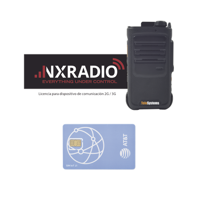 KIT de Radio PoC LTE  TE390 Incluye Licencia NXRADIOTERMINAL Y SIM AT&T con 1 Año de Servicio
