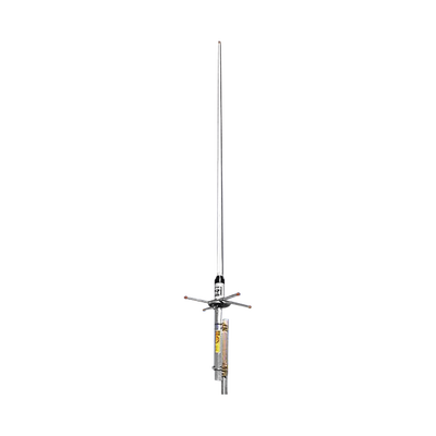 Antena Base Doble Banda, Fibra de Vidrio, VHF 144-148 MHz /UHF 440-450 MHz, 6 dB de ganancia