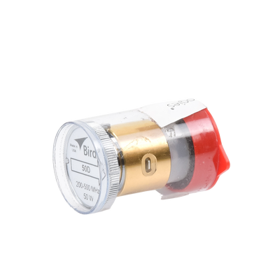 Elemento de 50 Watt en linea 7/8" para Wattmetro BIRD 43 en Rango de Frecuencia de 200 a 500 MHz.