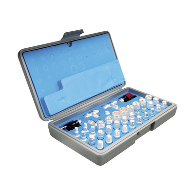 Kit Universal de Adaptadores UNIDAPT de 43 Piezas "Clásicos" en Estuche de Plástico y Esponja.