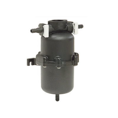Mini tanque acumulador con capacidad de hasta 0.65 litros.