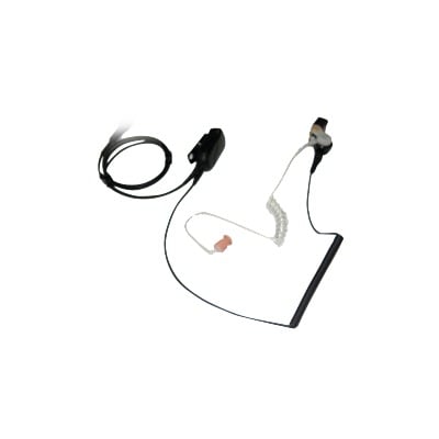 MICRÓFONO DE SOLAPA CON AUDÍFONO DISCRETO P/ KENWOOD 80/ 90/ 140/ 180 NX200/ NX410. Compatible con VOX de la serie 180 y NX).