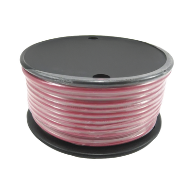Rollo de cable grado marino calibre 12 en color rojo de 100 pies (30.48 m).