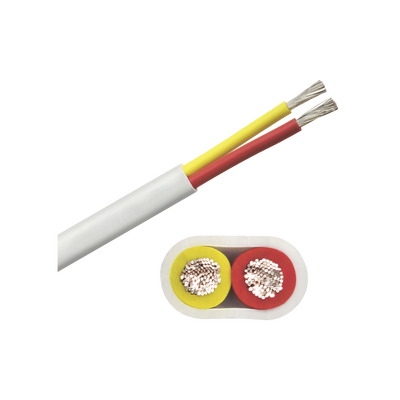 Rollo de cable plano grado marino calibre 10, de 2 conductores (rojo y amarillo) de 500 pies (152.4 m).
