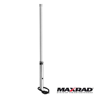 Antena Base UHF, Fibra de Vidrio, Rango de Frecuencia 470 - 480 MHz.