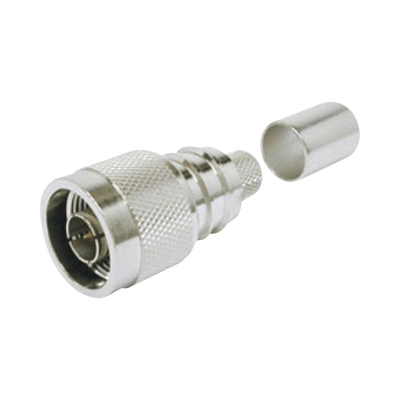 Conector N Macho Plegable con Pin Cautivo para cable LMR de 75 Ohms