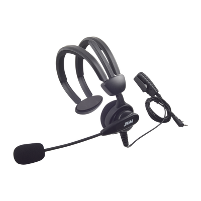 Diadema acolchonada solo un lado con boom flexible para kenwood