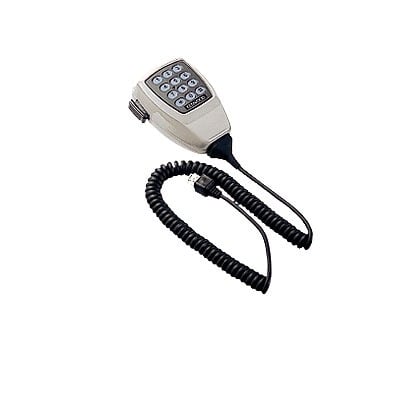 Micrófono con cancelación de ruido y teclado DTMF. Cumple con MIL-SPEC 810