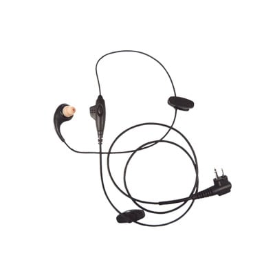 MICRÓFONO DE SOLAPA CON AUDÍFONO DISCRETO P/ RADIOS KENWOOD Serie G/ 3230/ 2102G/ 2202L/ 2212L/ 2170/ 2360/ 2302/ 2312/ 2000/ NX220/ NX240/ TKD240.