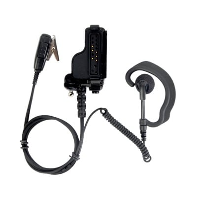 MICRÓFONO DE SOLAPA ESTILO GANCHO P/ MOTOROLA XTS3000/ ASTRO/ HT1000/ MTX8000/ 838/ 9000/ GP9000/ XTS5000/ GP1200.