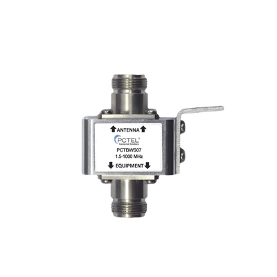 Protector Coaxial con ceja frontal, conectores N hembra