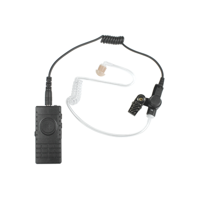 PTT inalámbrico con tubo acústico para radios Icom con Bluetooth interconstruido