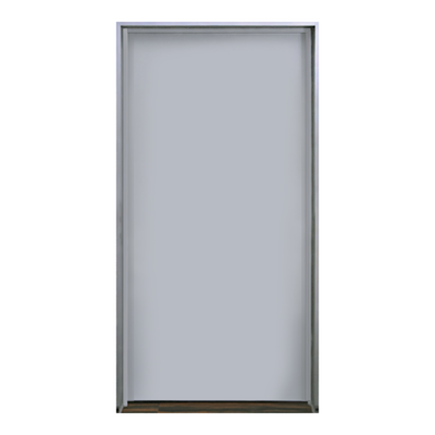 Puerta metálica galvanizada 4' 0" x 7' 0" /Resistente al fuego por 180 min /Preparación para cerradura cilíndrica y refuerzo para cierrapuertas