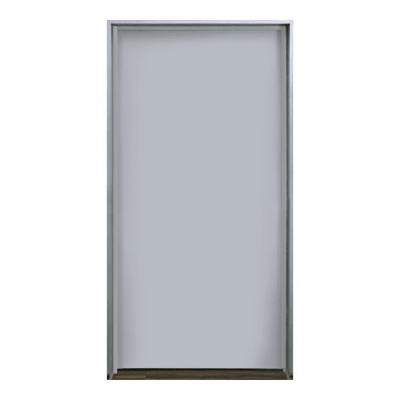 Puerta metálica galvanizada 3&#039; 0" x 7&#039; 0" / Resistente a fuego por 180 min. /Preparación para cerradura cilíndrica y refuerzo para cierra puerta