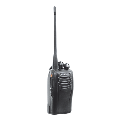 136-174 MHz, 5 W, 16 Canales, IP55, GPS, Botón de pánico, Scan, FleetSync/DTMF/MDC-1200, Incluye antena, batería, cargador y clip