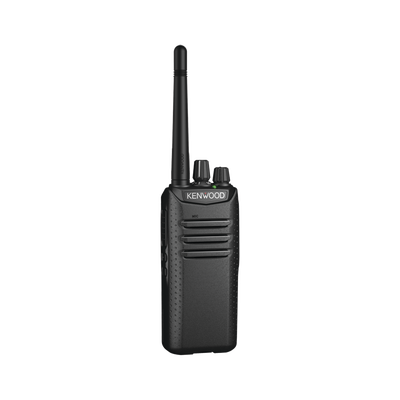 136-174 MHz,5 W, doble slot, compatible con DMR Tier II convencional. Incluye Batería, Antena, cargador y clip.