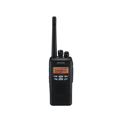 380-400MHz, Digital NXDN/Analógico, 5 Watts, 512 Canales, Botón de Emergencia, Incluye Batería, Antena, cargador y clip.