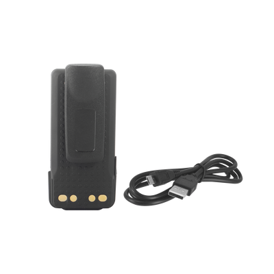 Batería con cargador USB integrado de Li-Ion 2600MAH  con clip  para radios XPR3300/3500