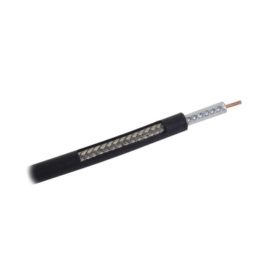 Carrete de 305m, Cable Coaxial RG-58 LMRLW-195, Baja Pérdida de 50 Ohms, Conductor de Cobre Sólido, Malla de Aluminio