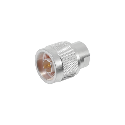 Adaptador UNIDAPT Hembra a N Macho. Plata-Oro-Teflón.