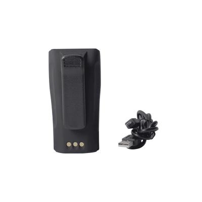 Batería con cargador USB integrado de Li-Ion 2600MAH  con clip  para radios EP450/DEP450/CP200/PR400