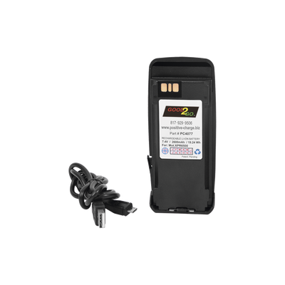 Batería Li-Ion 1600 mAh Li-Ion con clip  para radio XPR6550