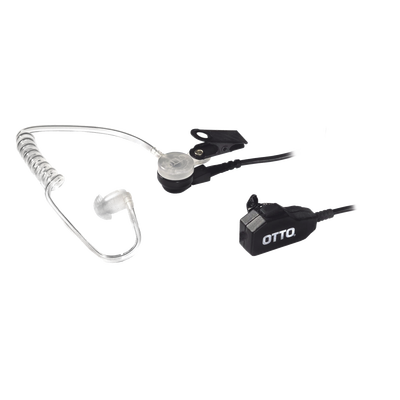 Kit de Micrófono-Audífono Comercial de 2 cables para KENWOOD NX-340/320/420, TK-3230/3000/3402/3312/3360/3170