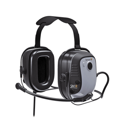 Protector auditivo IS de diadema por detrás de la cabeza con cable integrado para Motorola MOTOTRBO