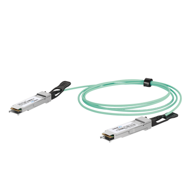 Cable AOC QSFP28 de 100 Gbps a 100 Gbps / Cable de fibra óptica Activo / Longitud: 2 metros