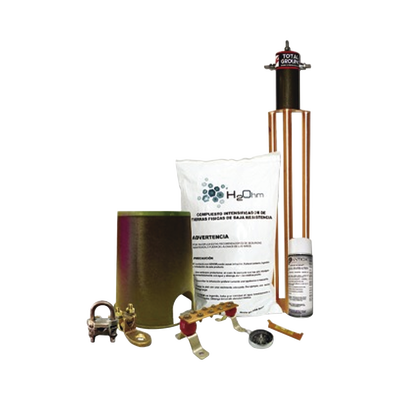 Kit de tierra física modelo TG45AB con Electrodo Magnetoactivo, capacidad: 45 AMP