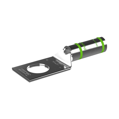 Zapata de compresión LCA1-38-E, para cal. 1 Awg, Barreno para tornillo prisionero de 3/8, 20 Piezas