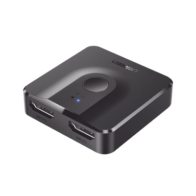 [50966] Switch/Divisor HDMI 4K 60Hz (Splitter)  | Bidireccional (2 Entradas 1 Salida/1 Entrada 2 Salidas | Switch Conmutable | Led Indicador | 3D | HDR | Dolby Atmos | Potente Chip IC | Diseño Compacto | No Requiere Energía