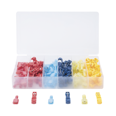 [CT-T123] Kit de 60 Conectores para Cableado Eléctrico Tipo T-TAP / Conectores tipo Unión