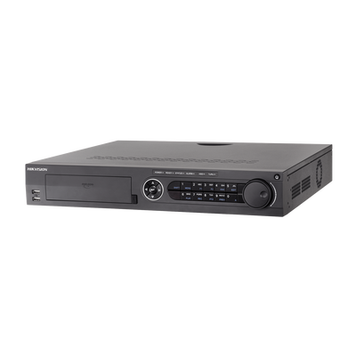 [IDS-7332HUHI-M4/S(S)] DVR 32 Canales TurboHD + 32 Canales IP / 8 Megapixel (4K) / 4 Bahías de Disco Duro / Audio por coaxitron / RAID 0,1,5,6,10 / POS / Acusense / 16 Entradas de Alarma