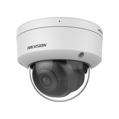 [DS-2CD3166G2-IS(U)(H)] Domo IP 6 Megapixel / Lente 2.8 mm / 40 mts IR / Exterior IP67 / IK10 / Microfono Integrado / DARKFIGHTER / Audio y Alarma I/O / PoE / ONVIF / Micro SD / 4 Analíticos: AcuSense, Deteccion Facial, Conteo de Personas por Cruce y Zona