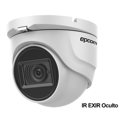 [E4K-TURBO-L] Eyeball TURBOHD 4K (8Megapixeles) / Gran Angular 102° / Lente 2.8 mm / Exterior IP67/ IR EXIR 30 mts / dWDR / TVI-AHD-CVI-CVBS