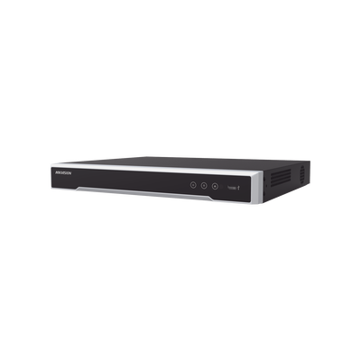 [N4-DS-7616NI-Q2/16P(D)-214783] NVR 8 Megapixel (4K) (Compatible con Cámaras ACUSENSE) / 16 canales IP / 16 Puertos PoE+ / 2 Bahías de Disco Duro / Salida de Vídeo en 4K / 300 Metros PoE Modo Extendido
