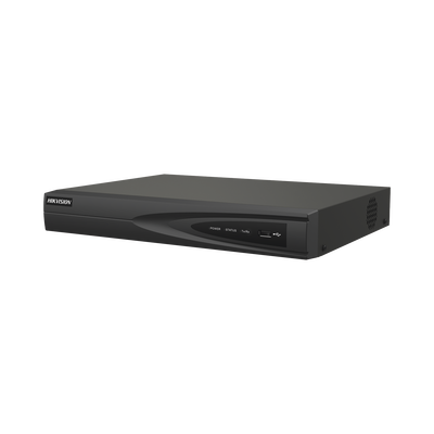 [N4-DS-7608NI-Q1/8P(D)-214781] NVR 8 Megapixel (4K) (Compatible con Cámaras ACUSENSE) / 8 canales IP / 8 Puertos PoE+ / 1 Bahía de Disco Duro / Salida de Vídeo en 4K / 300 Metros PoE Modo Extendido