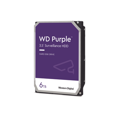 [N4-WD64PURZ-218715] Disco Duro PURPLE de 6TB / 3 AÑOS DE GARANTÍA / Para Videovigilancia