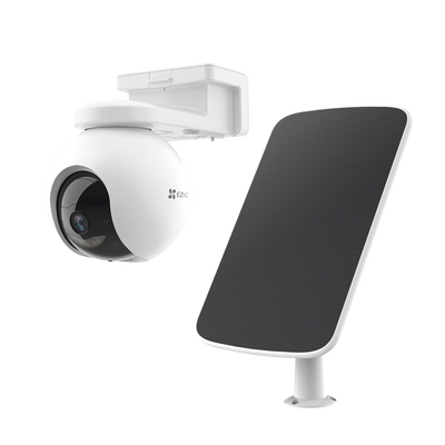 [N4-CS-HB8/K-220168] Kit de Cámara de Batería Recargable  y Panel Solar / Wi-Fi / Almacenamiento Gratuito en Memoria Interna de 32 GB / Incluye 1 pieza de CS-HB8 y 1 Pieza de CS-CMT-SOLARPANEL-E