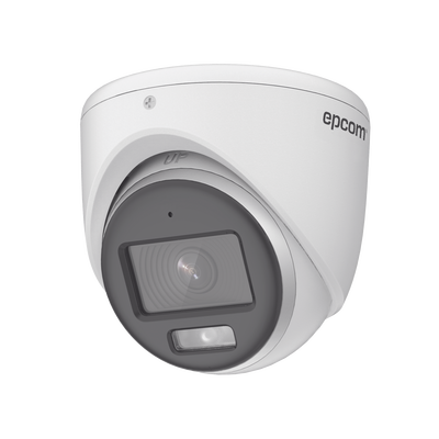 [N4-E3K-TURBO-C-199864] [ColorVu] Turret TURBOHD 3K (5 Megapixel) / Lente 2.8 mm / Micrófono Integrado / Imagen a Color 24/7 / 20 mts Luz Blanca / Exterior IP67 / dWDR / 4 Tecnologías